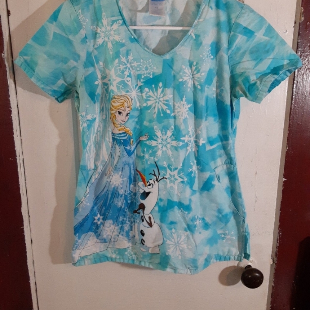 Disney Scrub Top